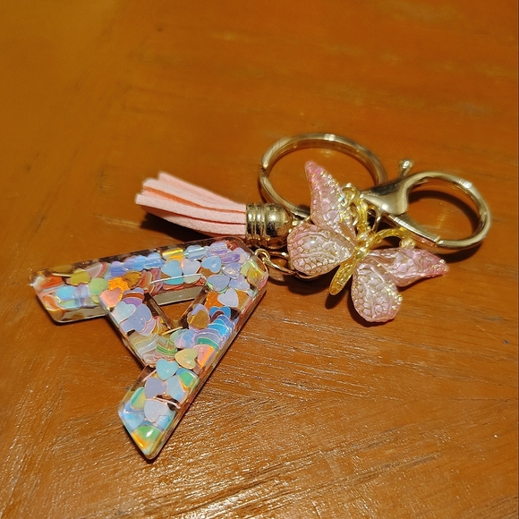 Unbranded Accessories - 2/$15 Letter A Butterfly Keychain/Bag Charm